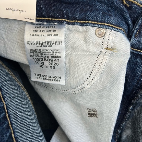 NWT Lee Loose Fit Straight Leg Men’s Jeans 30x32 Blue Denim Cotton - Picture 6 of 16